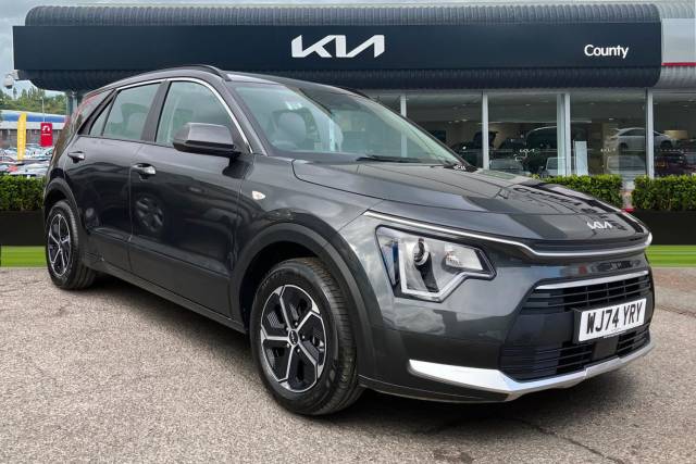 Kia Niro 1.6 GDi 127 Hybrid 2 Nav 5dr DCT Estate Petrol/Electric Hybrid GREY