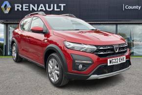 DACIA SANDERO STEPWAY 2022 (22) at County Garage Group Barnstaple