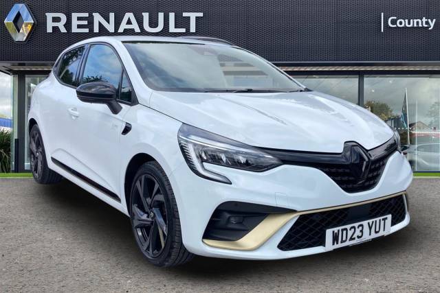 Renault Clio 1.6 E-TECH full hybrid 145 Engineered 5dr Auto Hatchback Petrol/Electric Hybrid WHITE