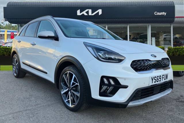 Kia Niro 1.6 GDi Hybrid 4 5dr DCT Estate Petrol/Electric Hybrid WHITE