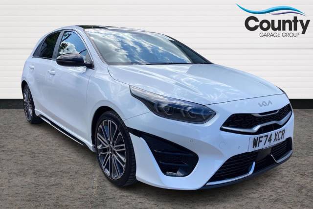 Kia Ceed 1.5T GDi ISG 138 GT-Line S 5dr DCT Hatchback Petrol WHITE