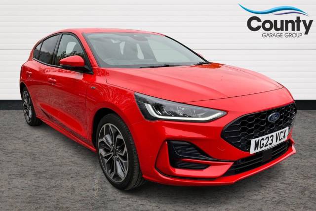 Ford Focus 1.0 EcoBoost ST-Line X 5dr Hatchback Petrol RED