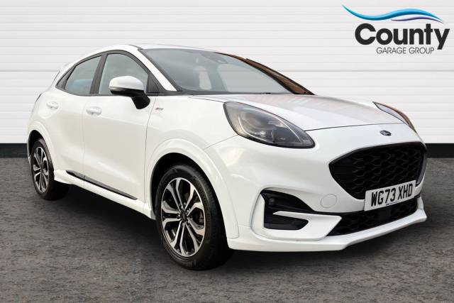 Ford Puma 1.0 EcoBoost Hybrid mHEV ST-Line 5dr Hatchback Petrol WHITE