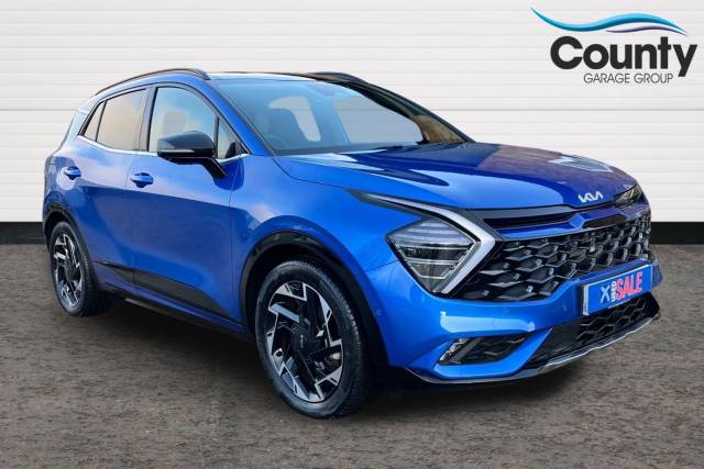 Kia Sportage 1.6T GDi 241 PHEV GT-Line S 5dr Auto AWD Estate Petrol / Electric Hybrid BLUE