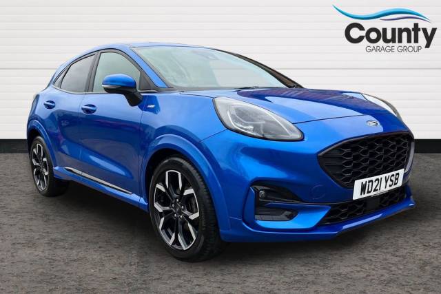 Ford Puma 1.0 EcoBoost Hybrid mHEV ST-Line X 5dr Hatchback Petrol BLUE