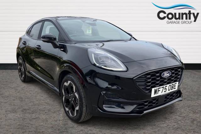 Ford Puma 1.0 EcoBoost Hybrid mHEV 155 ST-Line X DCT 5dr Hatchback Petrol BLACK