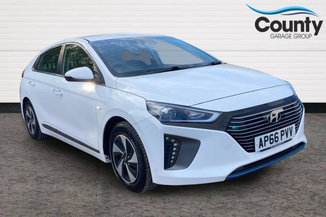 Hyundai Ioniq 1.6 GDi Hybrid Premium 5dr DCT Hatchback Petrol/Electric Hybrid WHITE