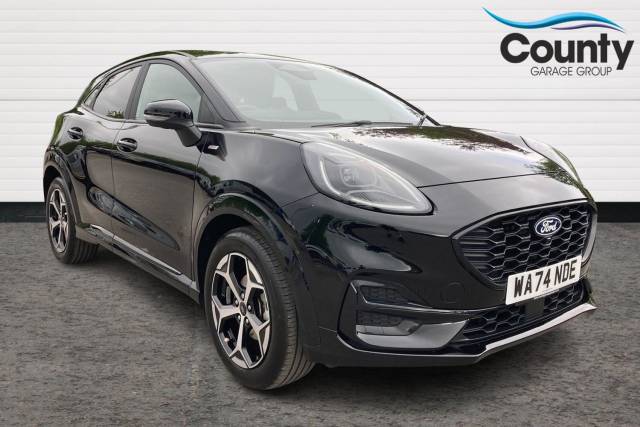 Ford Puma 1.0 EcoBoost Hybrid mHEV ST-Line 5dr DCT Hatchback Petrol BLACK