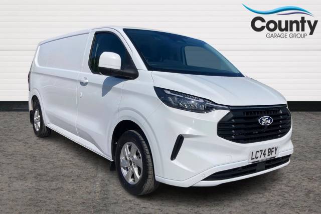 Ford Transit Custom 2.0 EcoBlue 136ps H1 Van Limited Panel Van Diesel WHITE