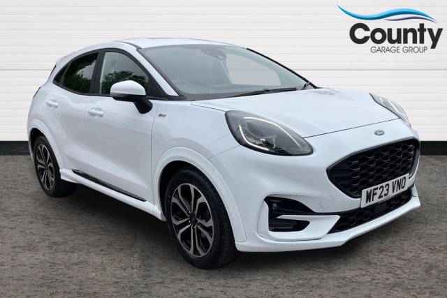 Ford Puma 1.0 EcoBoost Hybrid mHEV ST-Line 5dr Hatchback Petrol WHITE