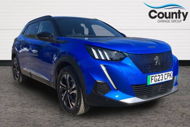 Peugeot e-2008 0.0 100kW GT 50kWh 5dr Auto Hatchback Electric BLUE