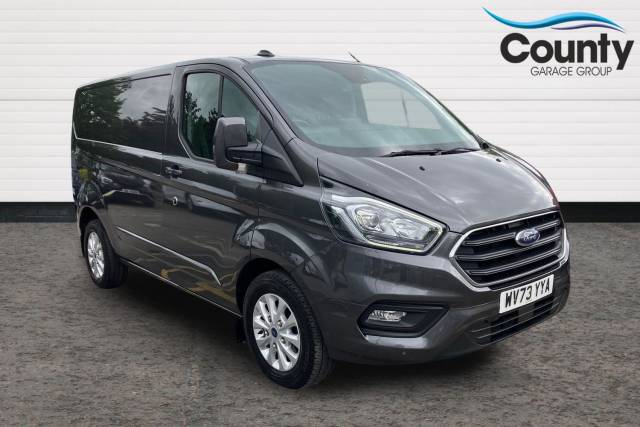Ford Transit Custom 2.0 EcoBlue 170ps Low Roof Limited Van Auto Panel Van Diesel GREY