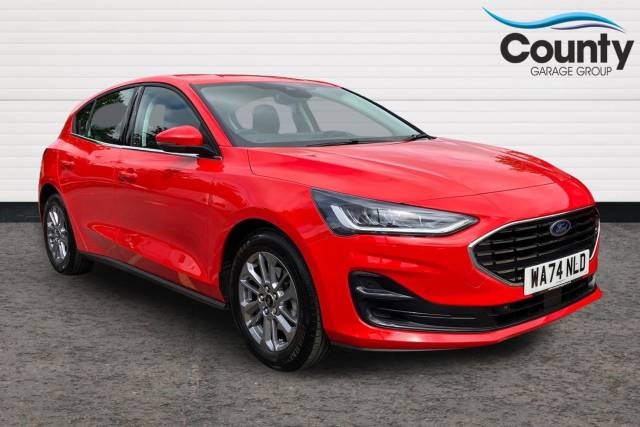 Ford Focus 1.0 EcoBoost Hybrid mHEV Titanium 5dr Hatchback Petrol RED