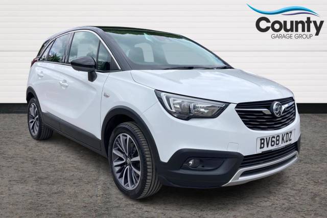 Vauxhall Crossland X 1.2T ecoTec [110] Elite 5dr [6 Speed] [S/S] Hatchback Petrol WHITE
