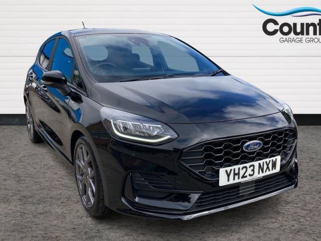 Ford Fiesta 1.0 EcoBoost Hybrid mHEV 125 ST-Line 5dr Hatchback Petrol BLACK