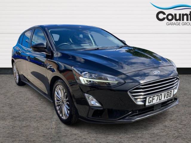 Ford Focus 1.0 EcoBoost Hybrid mHEV 125 Titanium X Ed 5dr Hatchback Petrol BLACK