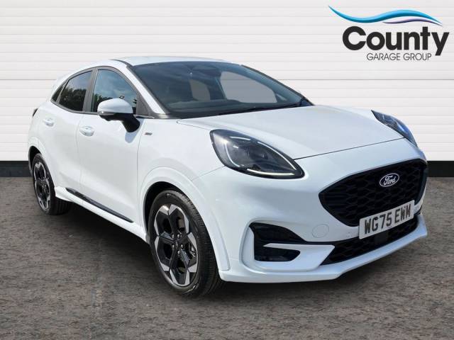 Ford Puma 1.0 EcoBoost Hybrid mHEV ST-Line X 5dr Hatchback Petrol WHITE