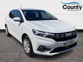 DACIA SANDERO at County Garage Group Barnstaple