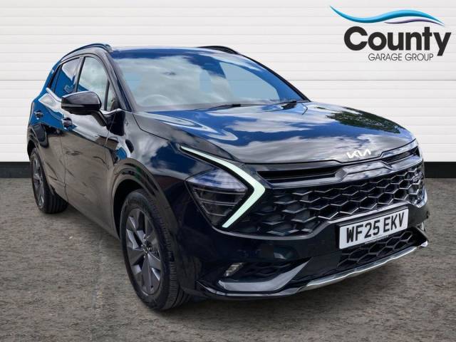 Kia Sportage 1.6T GDi 207 HEV GT-Line S 5dr Auto Estate Petrol/Electric Hybrid BLACK
