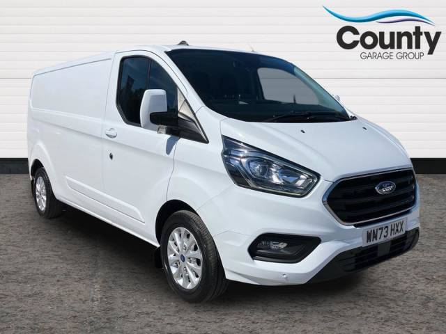 Ford Transit Custom 2.0 EcoBlue 130ps Low Roof Limited Van Panel Van Diesel WHITE