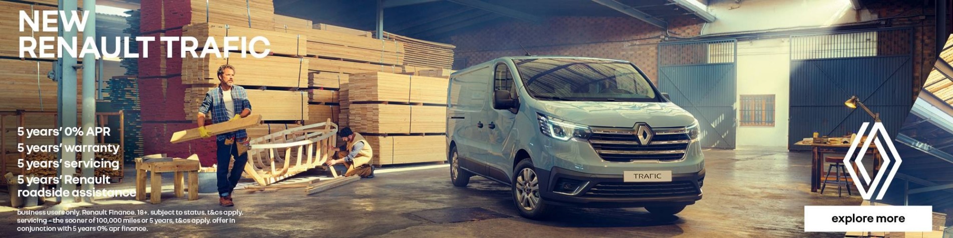 New Renault Trafic Banner