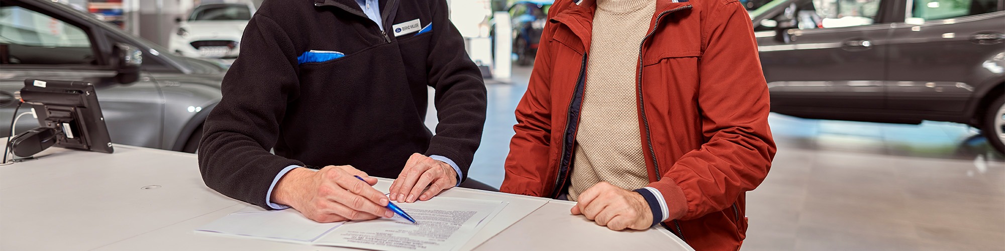 Ford Service Finance at County Garage Group in Exeter, Devon