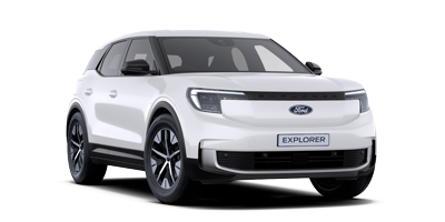 All-Electric Ford Explorer - Frozen White