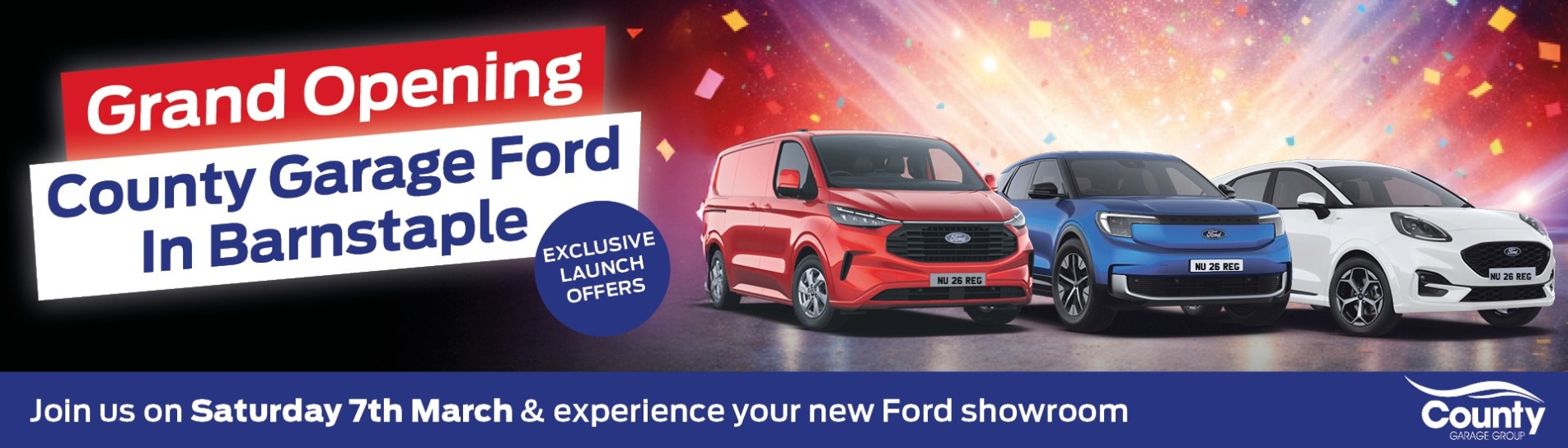 County Garage Ford Barnstaple Launch