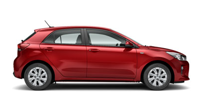 Kia Rio - Available In Blaze Red